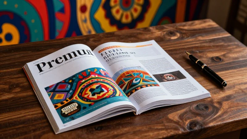 Revista educativa premium sobre libro en escritorio