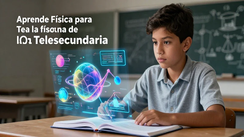 Aprende Física para Telesecundaria con nuestro libro en PDF 6 Libros de física: aprendizaje moderno y visual