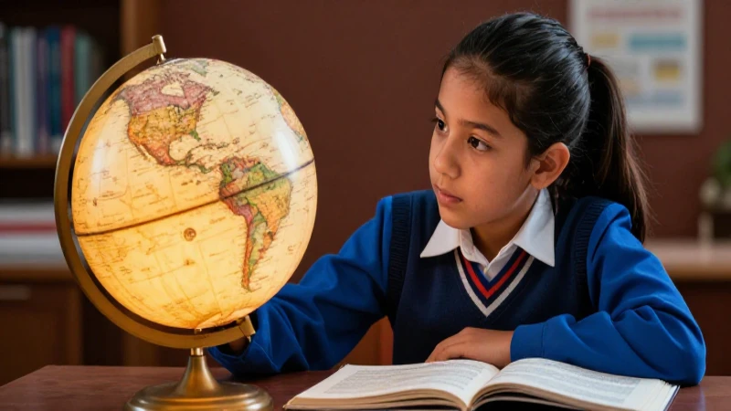 Estudiante mexicano, diseño profesional educativo y vibrante