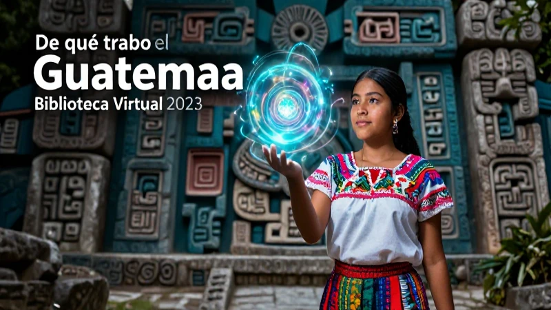 De qué trata el libro Guatemala: Biblioteca Virtual 2023 4 Estudiante indígena y cultura maya vibrante