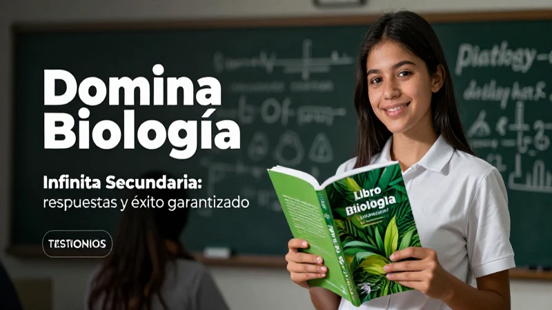 Domina Biología con el Libro Infinita Secundaria: respuestas y éxito garantizado 4 Éxito garantizado con el libro de Biología
