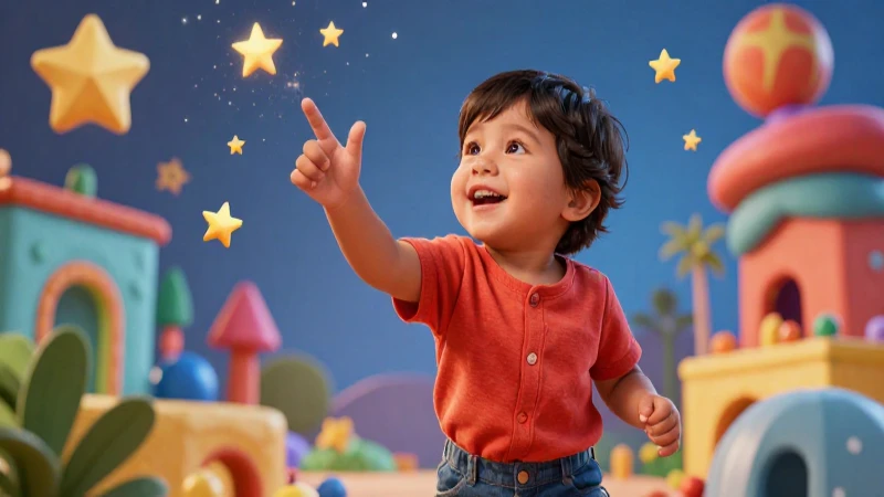 Niño mexicano explora mundo de conocimiento colorido