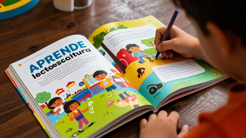 Aprende lectoescritura preescolar con el libro en formato PDF 5 Libro educativo vibrante de preescolar