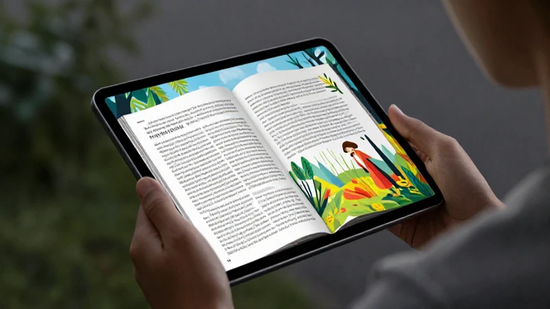 Clásico literario digital con ambiente moderno