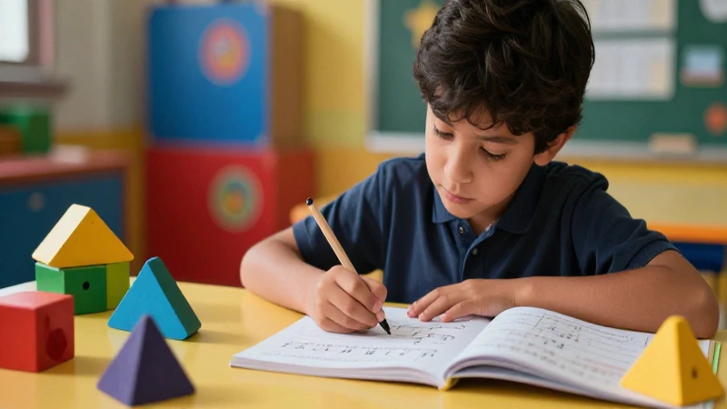 Estudio de matemáticas vibrante y moderno