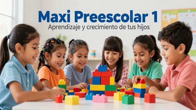 Niños mexicanos aprendiendo en clase vibrante
