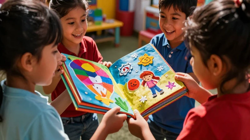 Crea hermosos recuerdos preescolares con Mi Álbum Preescolar 1 3 Niños felices crean recuerdos con luz natural mexicana