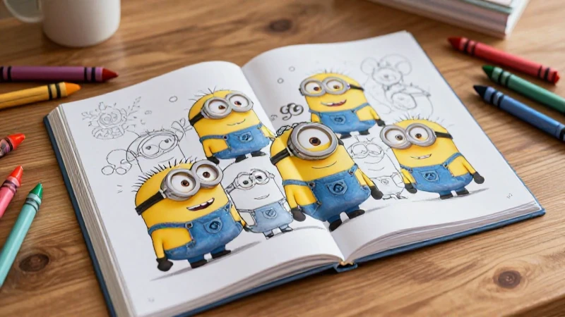Libro preescolar de los Minions: actividades divertidas y educativas 4 Minions: colorear divertido y educativo