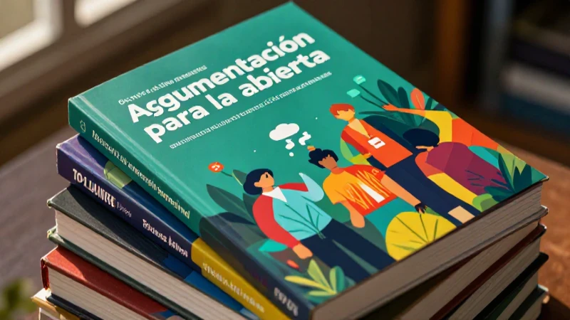 Portada estilizada de argumento educativo