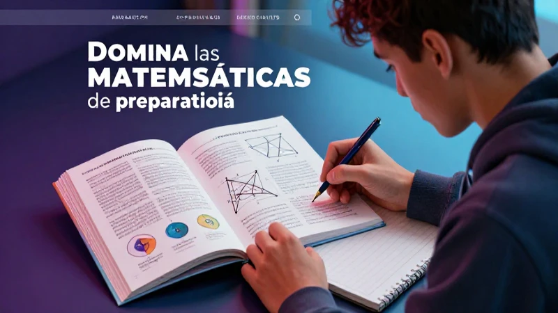 Estudiante de geometría con estilo académico premium