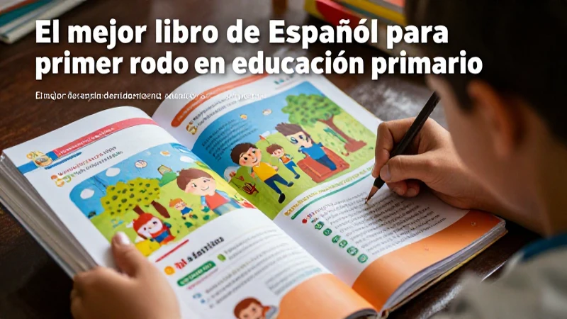 El mejor libro de español para primer grado en educación primaria 3 Portada de blog sobre libros para primer grado