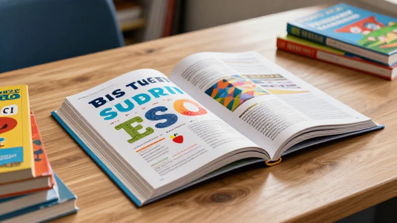 Revista educativa premium con estilo cinematográfico y libros