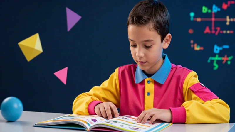 Estudiante concentrado estudiando matemáticas