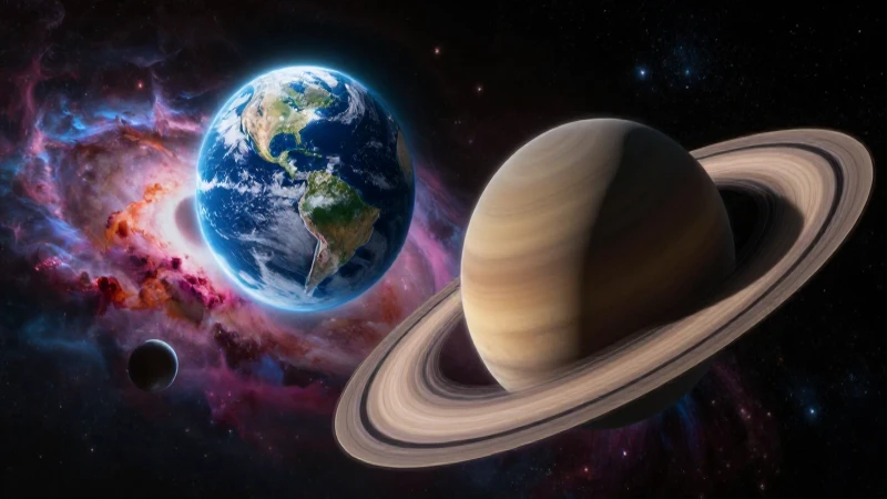 Aprende ciencias naturales en tercer grado con este Conoce libro 3 Tierra y Saturno hiperrealistas en el cosmos