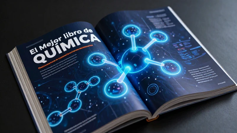 Libro de química didáctico y vibrante