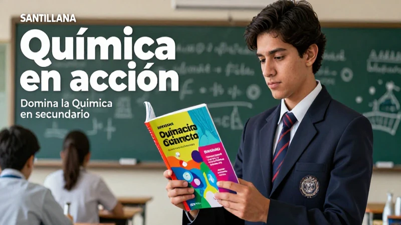 Promoción de libro de química Santillana
