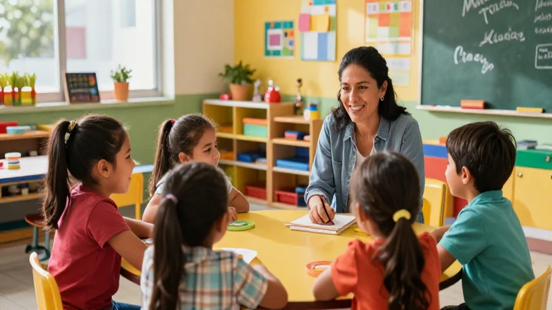 Libro Revuela Preescolar: Desarrollo y diversión garantizados 4 Aula mexicana moderna con niños sonrientes