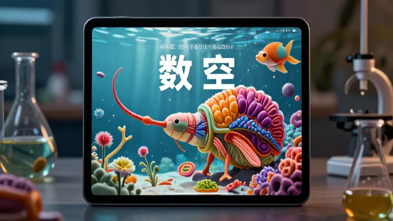 Conoce y aprende en secundaria activa: Libro de ciencias naturales para 9º grado 3 Ilustración científica vibrante para tablet moderna