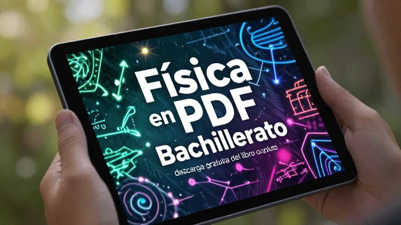 Descarga gratuita del libro de física para bachillerato