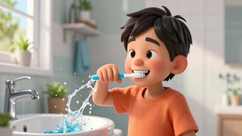 Niños sanos con buena higiene