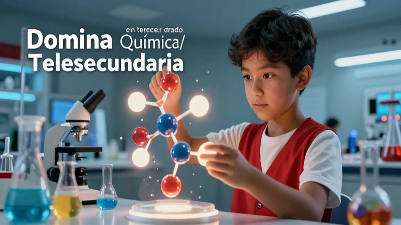 Química esencial para tercer grado de telesecundaria