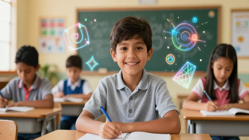 Estudiante mexicano con geometría holográfica