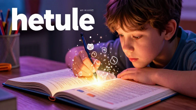 Imagen vibrante de estudio educativo enfocado