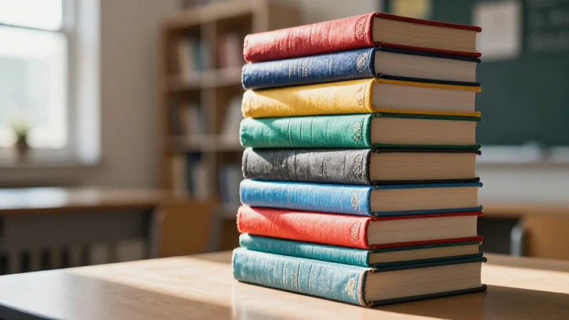 Libros coloridos en entorno moderno con luz dramática