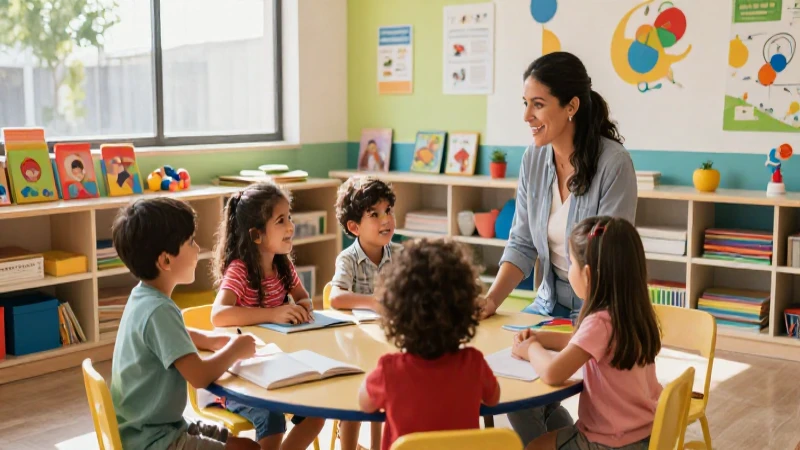 Aula mexicana vibrante y educativa