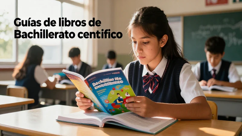 Guías de libros de bachillerato científico: éxito académico garantizado 3 Guías de bachillerato aseguran éxito académico y estética vibrante