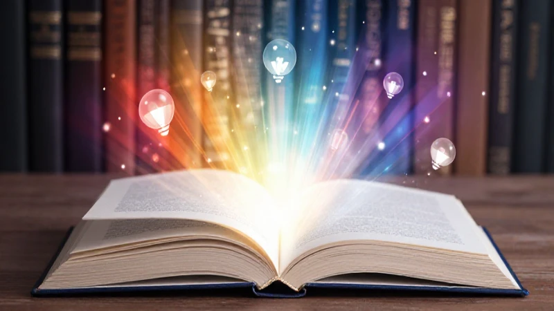 Aumenta tu conocimiento con los mejores libros para bachillerato 3 Libro abierto con ideas brillantes para blog