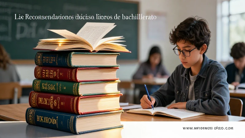 los mejores libros de bachillerato: lecturas obligatorias y complementarias según el Ministerio de Educación 4 Libros esenciales para el bachillerato, según el Ministerio de Educación