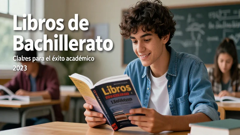 Estudiante lee libros, clima de éxito académico