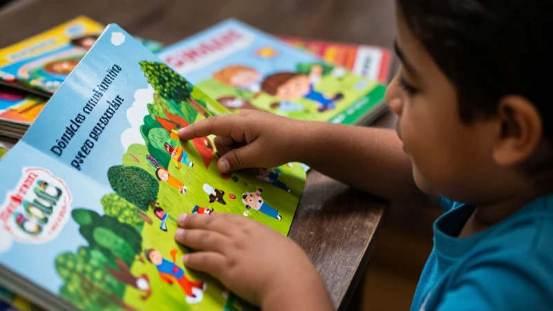 Niño aprende con libros CONAFE