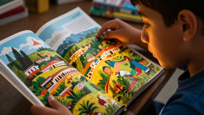 Explora los mejores Libros Conaliteg 3er grado y conoce tu entidad 4 Estudiante curioso mira paisaje mexicano educativo