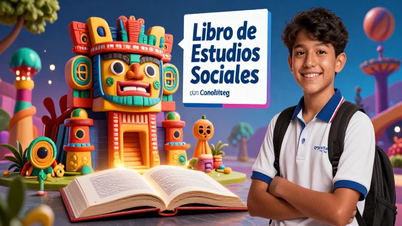 Libro de Estudios Sociales para Cuarto Grado