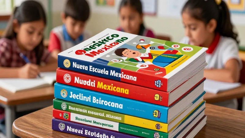 Libros escolares mexicanos, aprendizaje vibrante y profesional