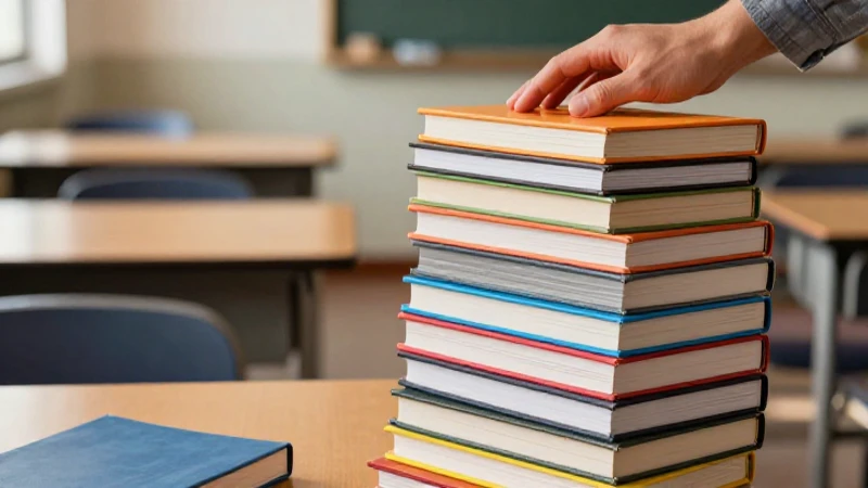 Libros de texto coloridos y dinámicos