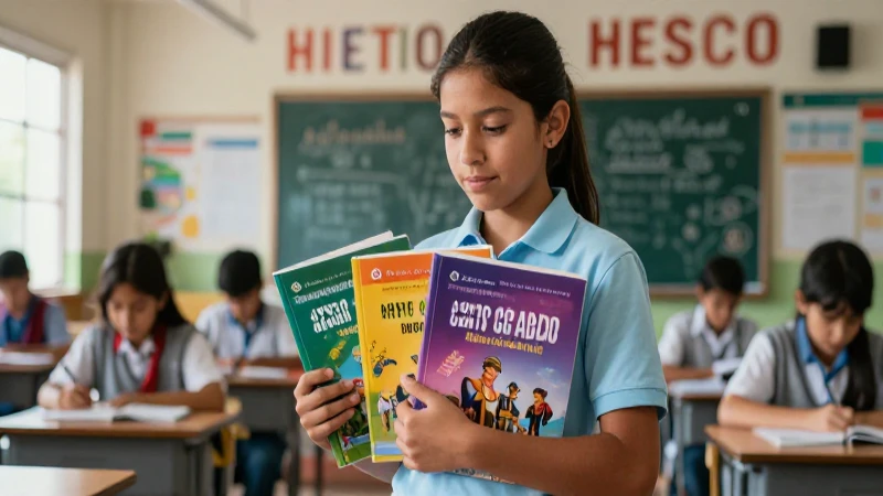 Libros educativos dinámicos para sexto grado