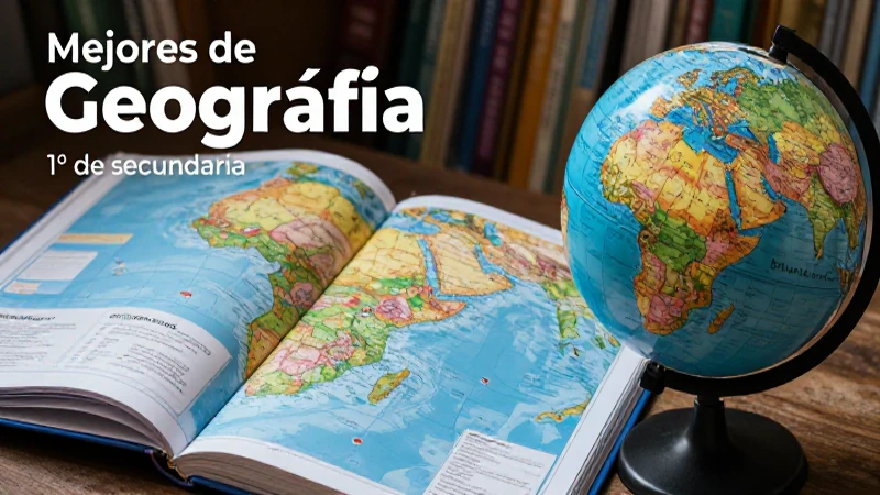 Mejores libros de geografía para 1º de secundaria: guías completas y didácticas 3 Libros de geografía didácticos y modernos para secundaria