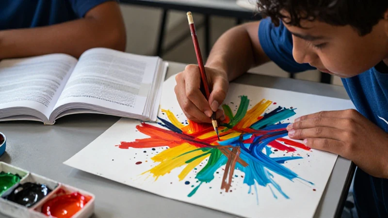 Libros de artes visuales para 2º secundaria: desata tu creatividad 5 Estudiantes crean arte vibrante y creativo