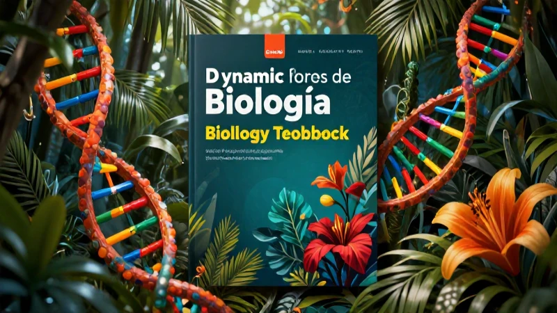 Conoce los mejores libros de biología para ampliar tus conocimientos 4 Libros de biología con ilustración ultra realista