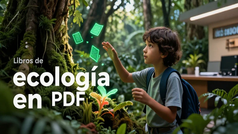 Descarga gratis libros de ecología en PDF: una guía indispensable 5 Ecología digital en selva tropical vibrante