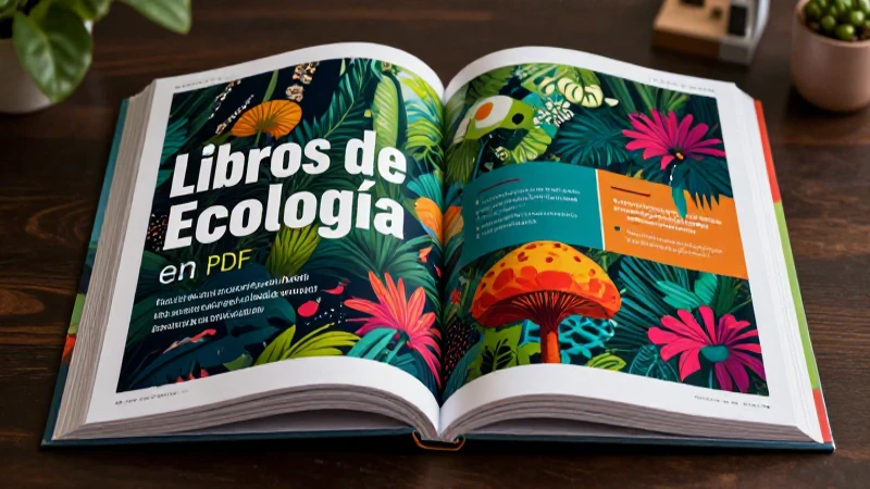 Descarga gratis libros de ecología en PDF: una guía indispensable 4 Diseño atractivo para blog de libros de ecología