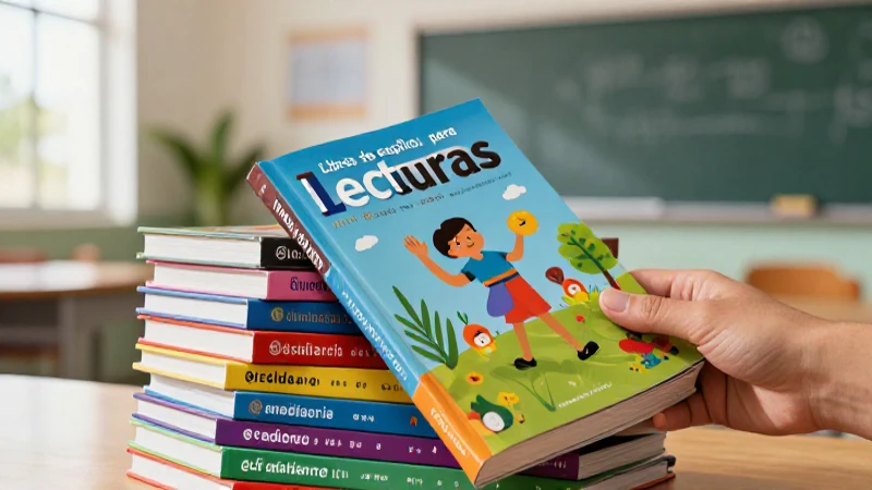 Colección visual de libros de español para lectura