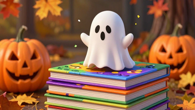 Libros de Halloween vibrantes con toque educativo