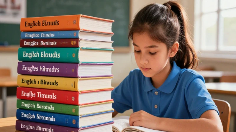 Estudiante concentrado con libros, estilo editorial