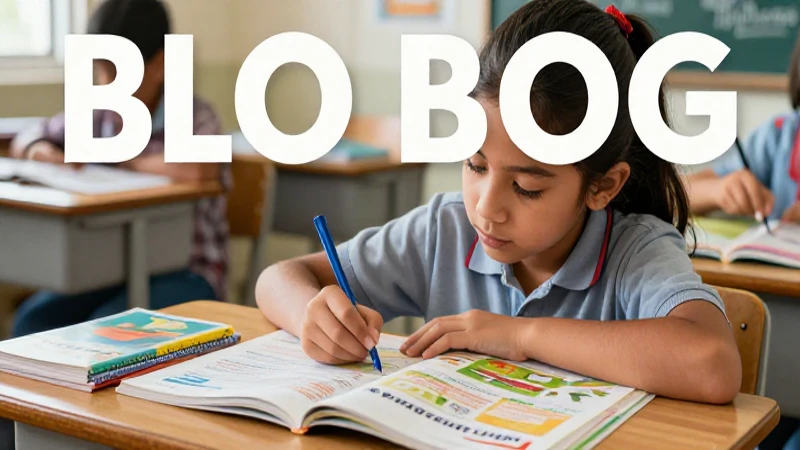 Ilustración premium: niña mexicana estudiando inglés