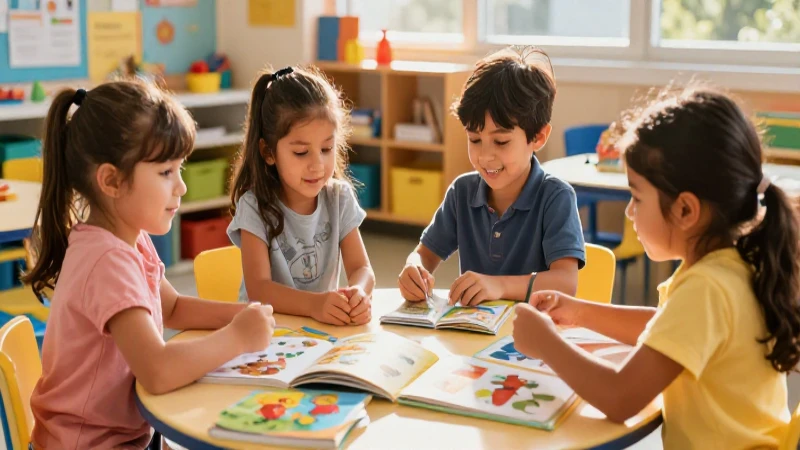 Conoce libros indispensables para preescolar: guías y recursos de calidad de Irma Fuenlabrada 4 Niños mexicanos alegres en aula colorida