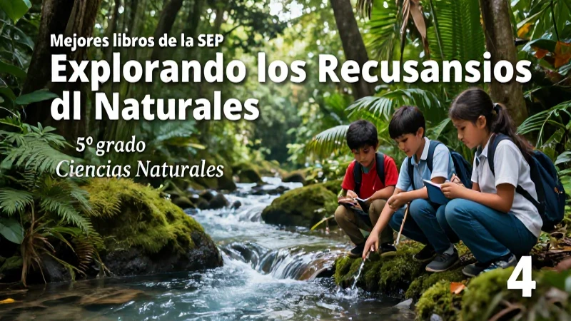 Mejores libros de la SEP 5º grado Ciencias Naturales 5 Exploración de recursos naturales en México